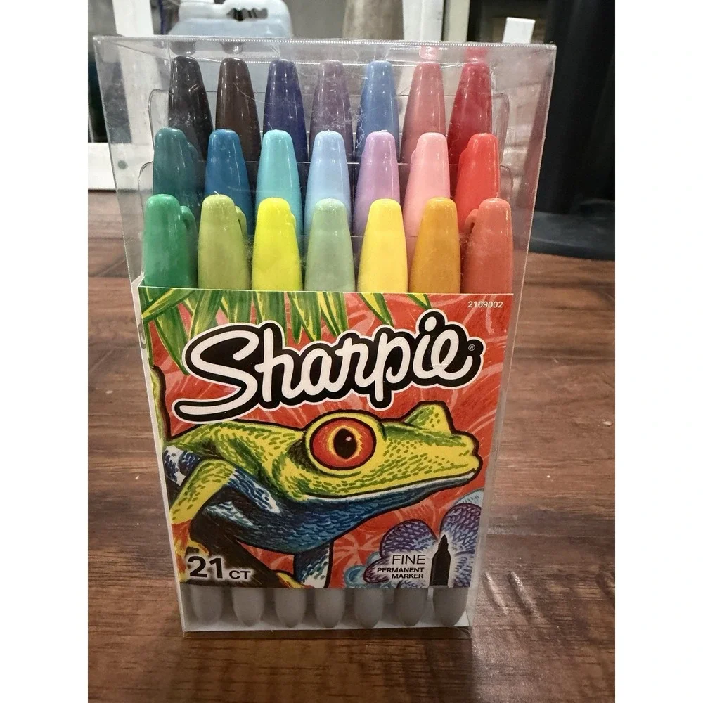 Sharpie Permanent Markers - Fine Point, 21 Count (Multicolor)